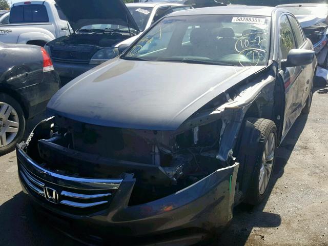 1HGCP2F89BA114207 - 2011 HONDA ACCORD EXL CHARCOAL photo 2