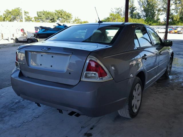 3FAHP06Z97R185671 - 2007 FORD FUSION S GRAY photo 4