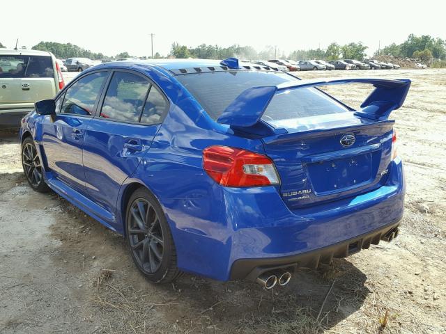 JF1VA1C61J9803167 - 2018 SUBARU WRX PREMIU BLUE photo 3