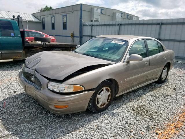 1G4HP54KXYU182197 - 2000 BUICK LESABRE CU BLUE photo 2