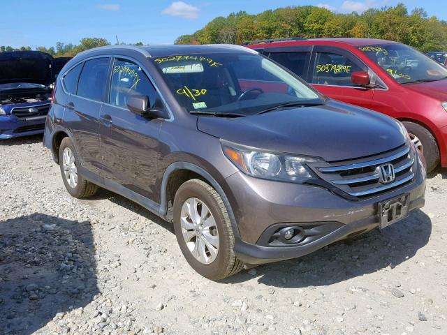 5J6RM4H74CL024903 - 2012 HONDA CR-V EXL GRAY photo 1