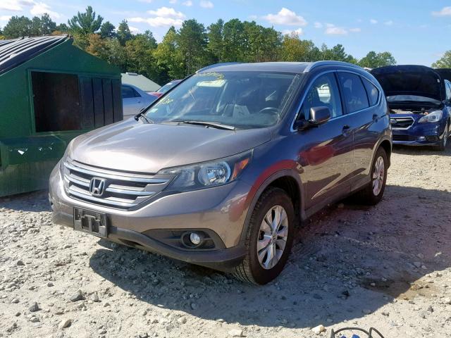 5J6RM4H74CL024903 - 2012 HONDA CR-V EXL GRAY photo 2