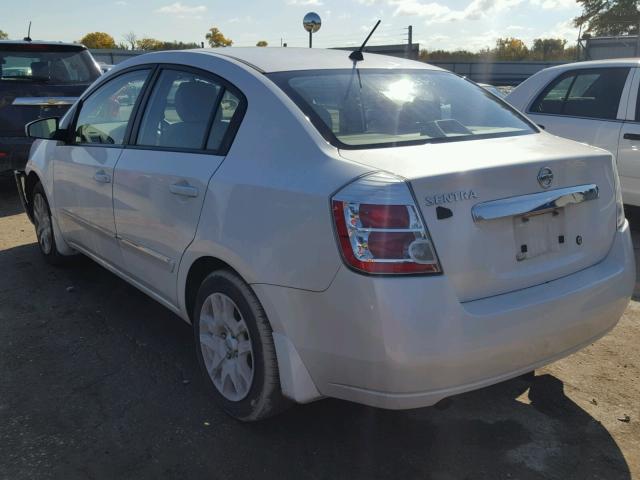 3N1AB6AP7AL688938 - 2010 NISSAN SENTRA 2.0 WHITE photo 3