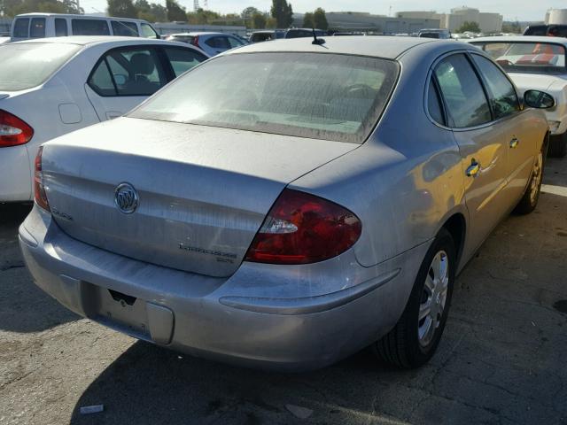 2G4WC582461168382 - 2006 BUICK LACROSSE C SILVER photo 4