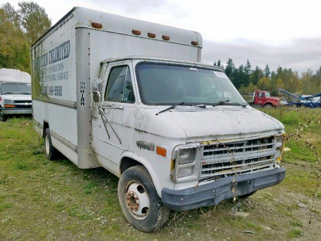 2GDHG31KXK4518280 - 1989 GMC CUTAWAY VA WHITE photo 1