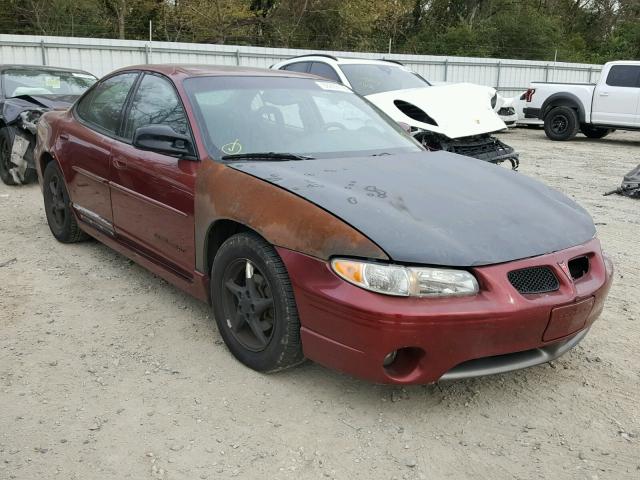 1G2WP52K72F263169 - 2002 PONTIAC GRAND PRIX BURGUNDY photo 1