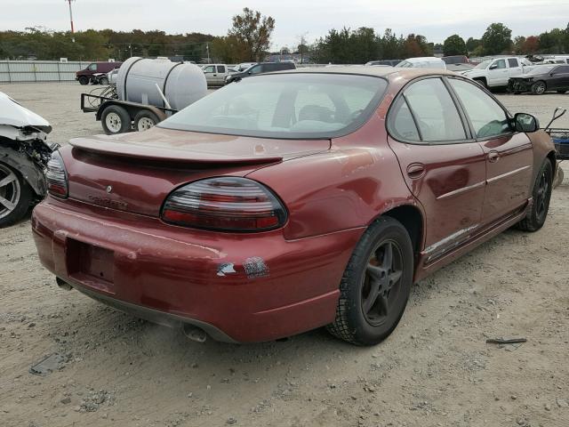 1G2WP52K72F263169 - 2002 PONTIAC GRAND PRIX BURGUNDY photo 4