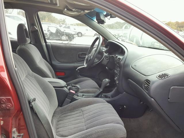 1G2WP52K72F263169 - 2002 PONTIAC GRAND PRIX BURGUNDY photo 5