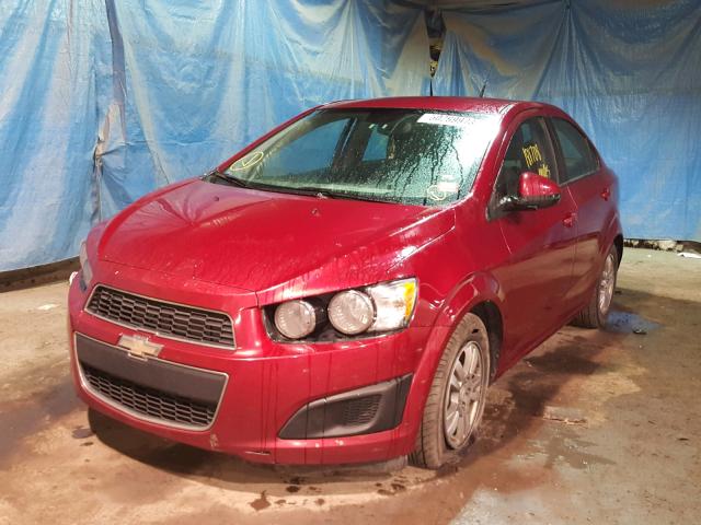 1G1JA5SH1C4175042 - 2012 CHEVROLET SONIC LS Qırmızı foto 2