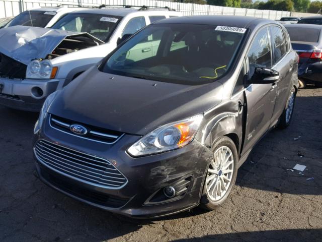 1FADP5CU3GL110709 - 2016 FORD C-MAX PREM GRAY photo 2