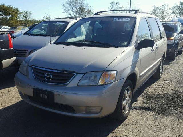 JM3LW28G6Y0160301 - 2000 MAZDA MPV WAGON BEIGE photo 2