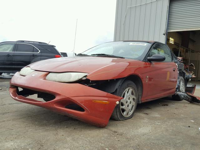 1G8ZP12852Z145376 - 2002 SATURN SC1 ORANGE photo 2