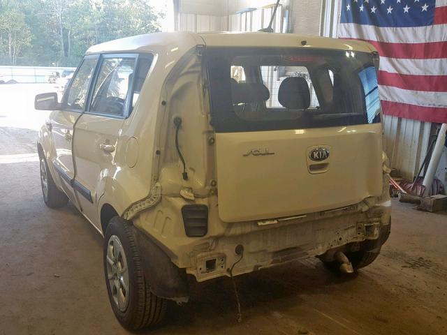 KNDJT2A5XD7522312 - 2013 KIA SOUL TAN photo 3