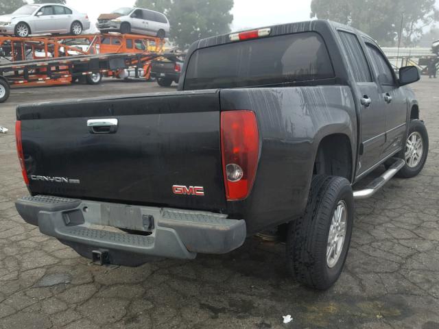 1GTH6MFE0C8136033 - 2012 GMC CANYON SLE BLACK photo 4