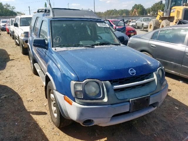 5N1ED28Y54C654654 - 2004 NISSAN XTERRA XE BLUE photo 1