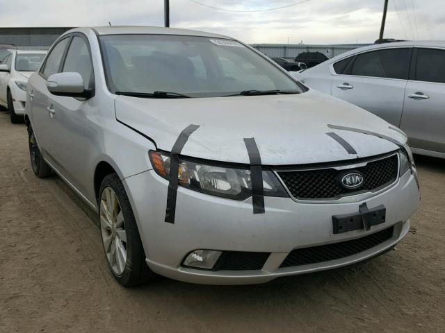 KNAFW4A37A5058021 - 2010 KIA FORTE SX SILVER photo 1