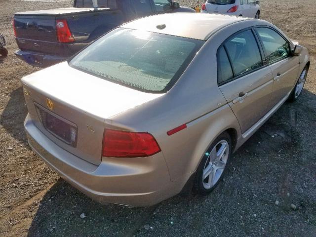 19UUA66206A045373 - 2006 ACURA 3.2TL GOLD photo 4