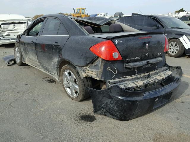 1G2ZH57N184137861 - 2008 PONTIAC G6 GT BLACK photo 3