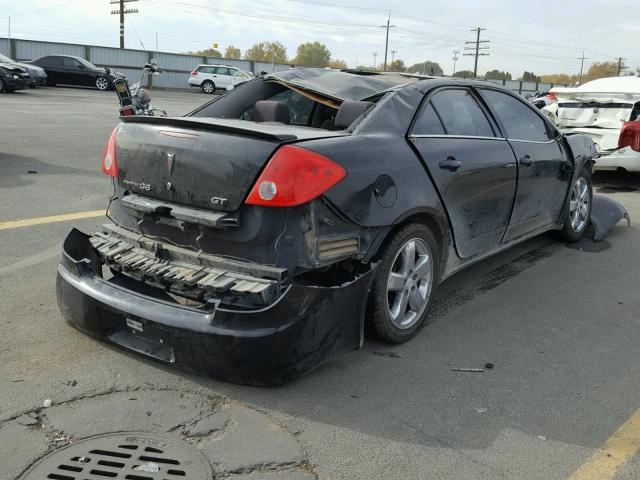 1G2ZH57N184137861 - 2008 PONTIAC G6 GT BLACK photo 4