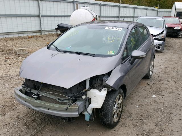 3FADP4EJ5EM220010 - 2014 FORD FIESTA SE GRAY photo 2