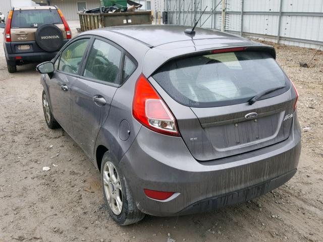 3FADP4EJ5EM220010 - 2014 FORD FIESTA SE GRAY photo 3