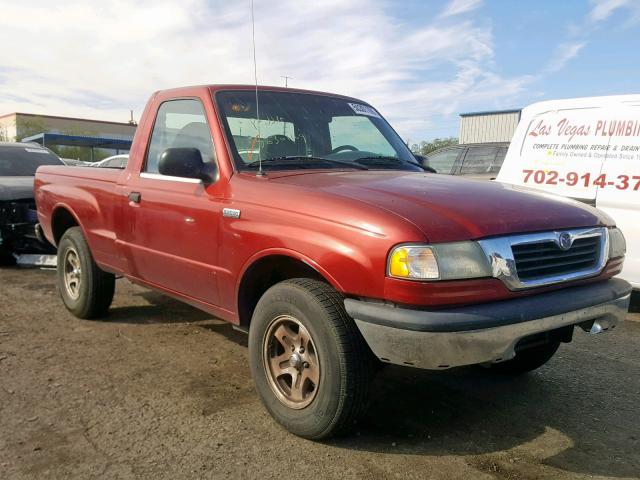 4F4YR12C6YTM26640 - 2000 MAZDA B2500 BURGUNDY photo 1