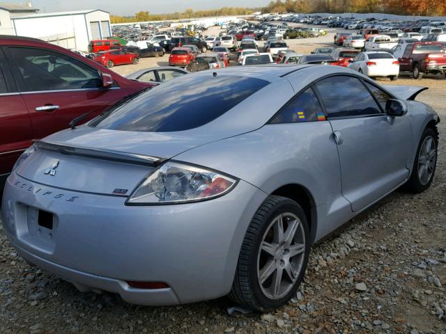 4A3AK64F37E073129 - 2007 MITSUBISHI ECLIPSE ES SILVER photo 4