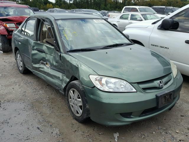 2HGES16344H543961 - 2004 HONDA CIVIC DX V GREEN photo 1