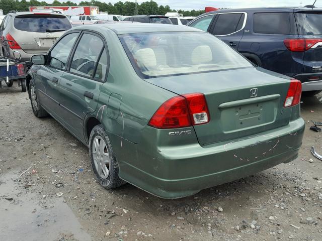 2HGES16344H543961 - 2004 HONDA CIVIC DX V GREEN photo 3