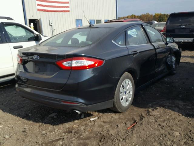 3FA6P0G74ER264909 - 2014 FORD FUSION S BLACK photo 4