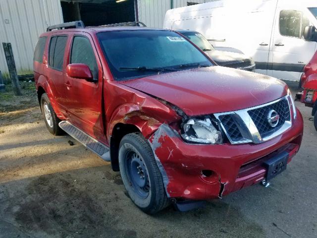 5N1AR1NBXAC616956 - 2010 NISSAN PATHFINDER RED photo 1