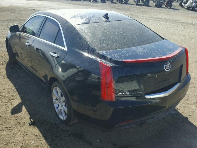 1G6AA5RAXE0100210 - 2014 CADILLAC ATS BLACK photo 3