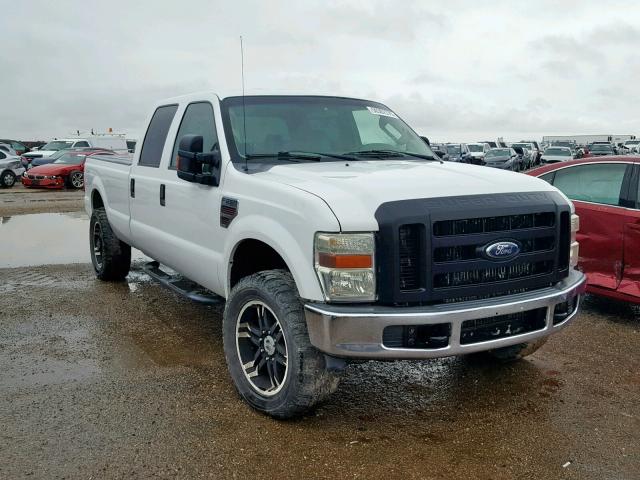 1FTSW21R78EE00801 - 2008 FORD F250 SUPER WHITE photo 1