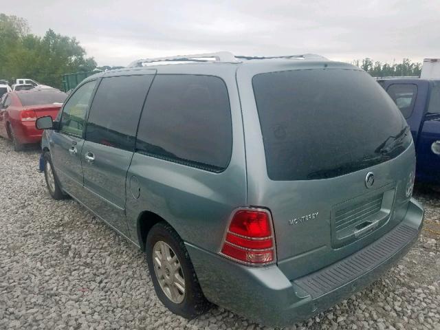 2MRDA22267BJ01364 - 2007 MERCURY MONTEREY L BLUE photo 3