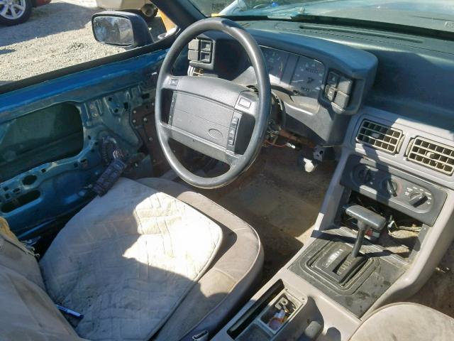 1FACP44M1PF145414 - 1993 FORD MUSTANG LX TURQUOISE photo 9