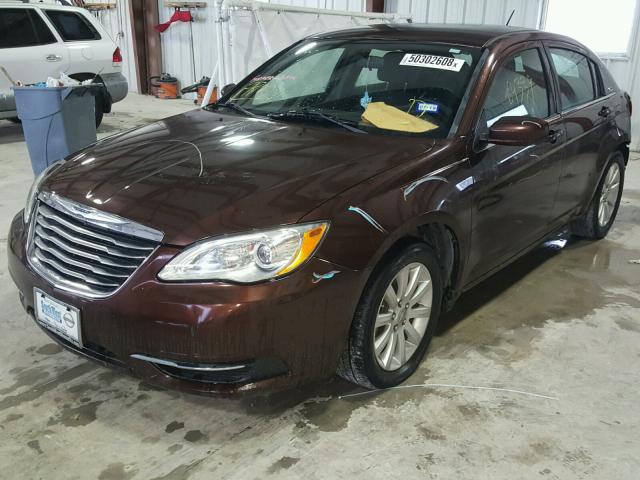 1C3CCBBB0DN602666 - 2013 CHRYSLER 200 TOURIN BROWN photo 2