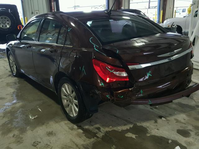 1C3CCBBB0DN602666 - 2013 CHRYSLER 200 TOURIN BROWN photo 3