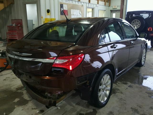 1C3CCBBB0DN602666 - 2013 CHRYSLER 200 TOURIN BROWN photo 4