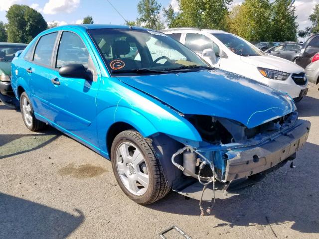 1FAFP34N47W274408 - 2007 FORD FOCUS ZX4 BLUE photo 1