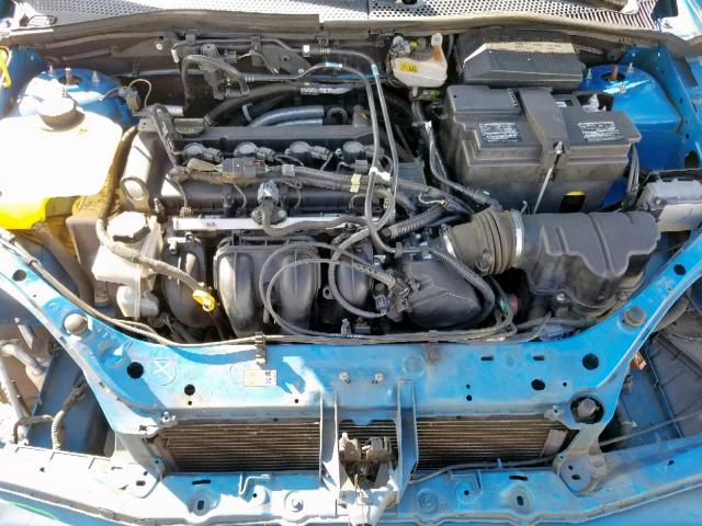 1FAFP34N47W274408 - 2007 FORD FOCUS ZX4 BLUE photo 7