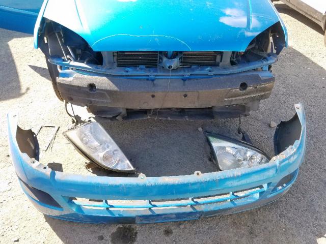 1FAFP34N47W274408 - 2007 FORD FOCUS ZX4 BLUE photo 9