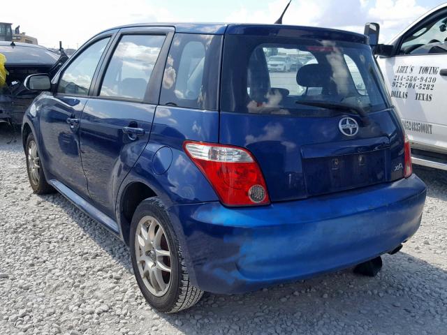 JTKKT624760163927 - 2006 TOYOTA SCION XA BLUE photo 3