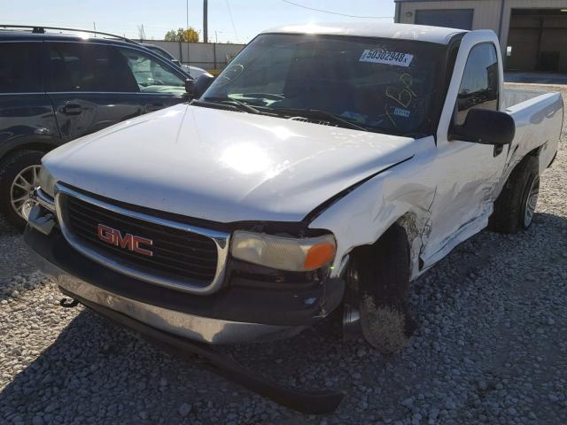 1GTEC14W32Z243396 - 2002 GMC NEW SIERRA WHITE photo 2