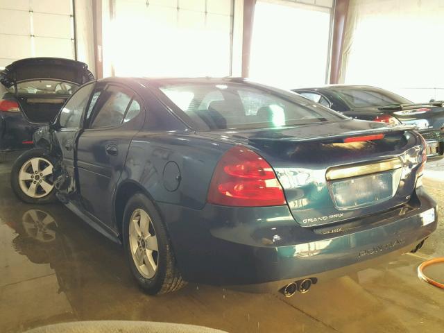 2G2WS522151172361 - 2005 PONTIAC GRAND PRIX BLUE photo 3
