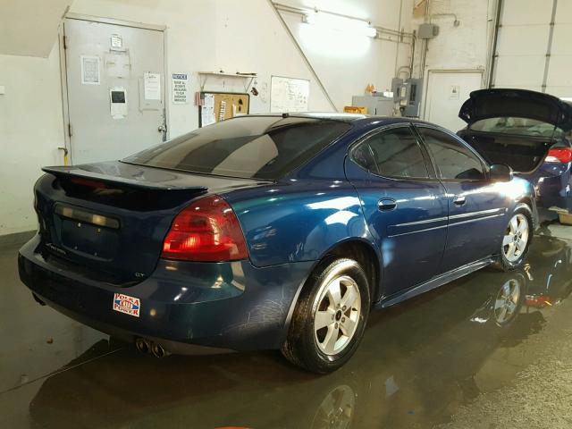 2G2WS522151172361 - 2005 PONTIAC GRAND PRIX BLUE photo 4
