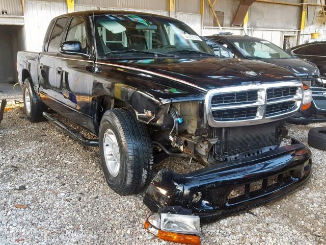 1B7GL2AX6YS648407 - 2000 DODGE DAKOTA QUA BLACK photo 1