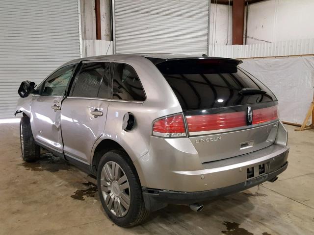 2LMDU68C38BJ32672 - 2008 LINCOLN MKX SILVER photo 3