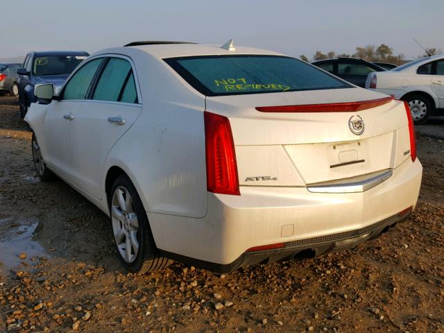 1G6AG5RX2E0166625 - 2014 CADILLAC ATS WHITE photo 3