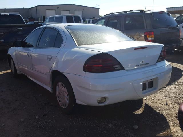 1G2NE52E85M100431 - 2005 PONTIAC GRAND AM S WHITE photo 3