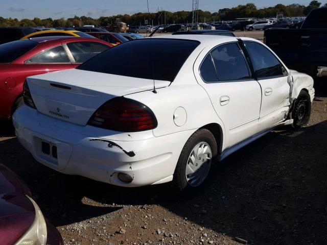 1G2NE52E85M100431 - 2005 PONTIAC GRAND AM S WHITE photo 4